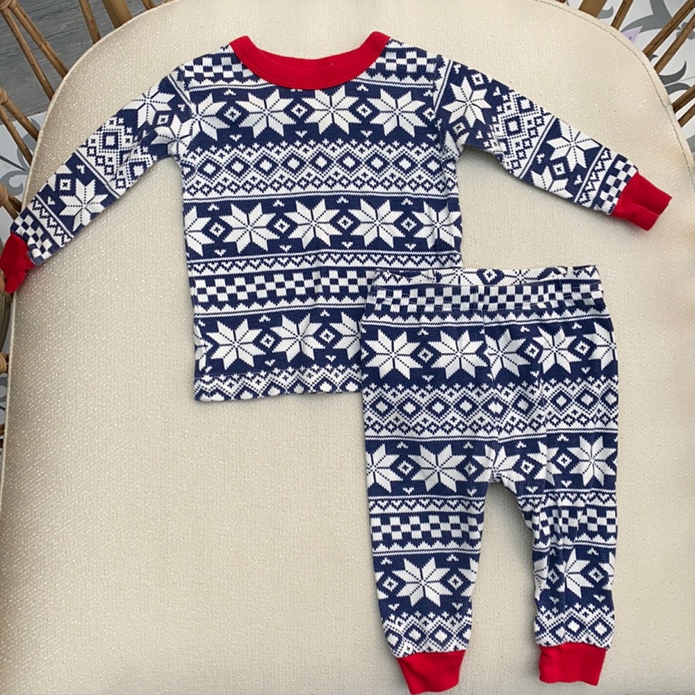 Baby Gap Fair Isle Holiday PJ Set